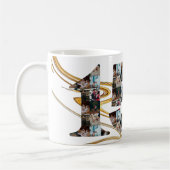 Foto Collage 15 Jahre Jubiläumsgeschenke nach Jahr Kaffeetasse (Links)