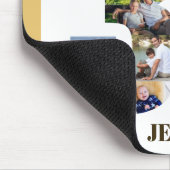 Foto Collage 30. Geburtstag Nummer 30 Custom Mousepad (Ecke)