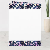 Foto Collage 36 Abb. Herz jedes Alters Geburtstag Karte (Rückseite)