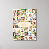 Foto Collage 40 Bilder Dies ist US Cream Leinwanddruck (Vorderseite)