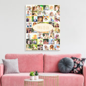 Foto Collage 40 Bilder Dies ist US Cream Leinwanddruck (Insitu (Wohnzimmer))