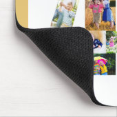 Foto Collage 40. Geburtstag Nummer 40 Custom Mousepad (Ecke)