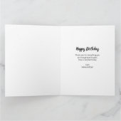 Foto Collage 40 Personalisiert Geburtstag Karte (Innenseite)