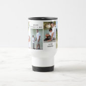 Foto Collage 4 Vertikales Foto des Vaters Reisebecher (Mittel)
