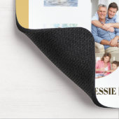 Foto Collage 50. Geburtstag Nummer 50 Custom Mousepad (Ecke)