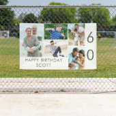 Foto Collage 5 Bild 60. Geburtstagsbanner Banner (Insitu)