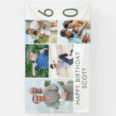 Foto Collage 5 Bild 60. Geburtstagsbanner Banner (Vertikal)