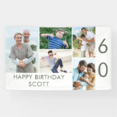 Foto Collage 5 Bild 60. Geburtstagsbanner Banner (Horizontal)