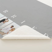 Foto Collage 7 Foto VERHEIRATET grau Sherpadecke (3/4)