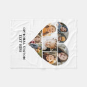 Foto-Collage 7 Personalisiert Fleecedecke (Vorderseite (Horizontal))