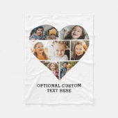 Foto-Collage 7 Personalisiert Fleecedecke (Vorderseite)