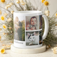 Foto Collage 9 Bilder Monogramm Easy DIY Kaffeetasse