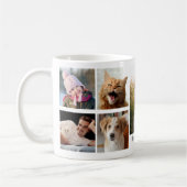 Foto Collage 9 Bilder Monogramm Easy DIY Kaffeetasse (Links)