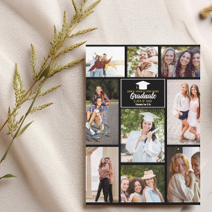 Foto Collage Abschluss Card für Senior Year Friend
