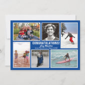 Foto Collage Abschluss Einladung (Vorderseite)