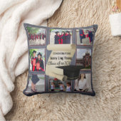 Foto Collage Abschluss Keepake Instagram benannt Kissen (Decke)