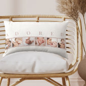 Foto Collage ADORED Pink and White Lendenkissen