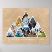Foto Collage Adventure 25-jährige Paare Poster (Vorne)