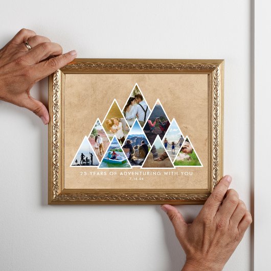 Foto Collage Adventure 25-jährige Paare Poster