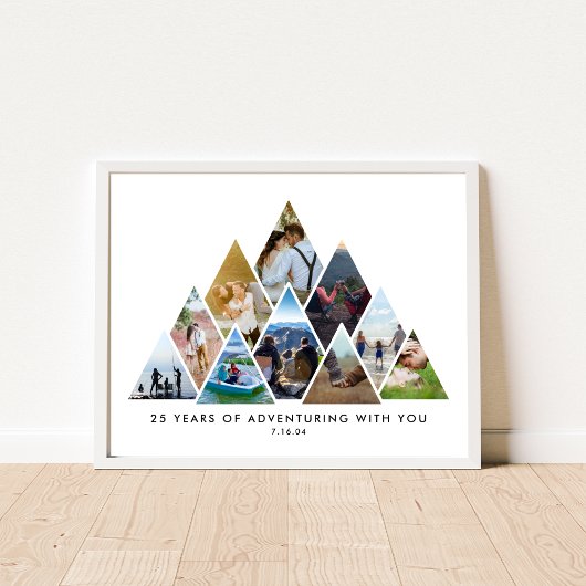 Foto Collage Adventure 25-jährige Paare Poster