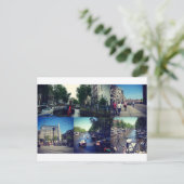 Foto Collage Amsterdam 1 Postkarte (Stehend Vorderseite)