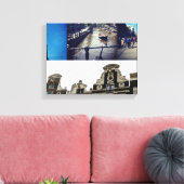 Foto Collage Amsterdam 2 Leinwanddruck (Insitu (Wohnzimmer))