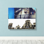 Foto Collage Amsterdam 2 Leinwanddruck (Insitu (Holzboden))