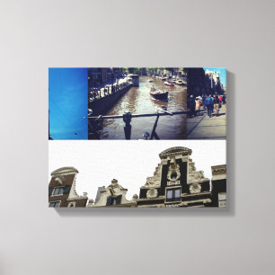 Foto Collage Amsterdam 2 Leinwanddruck