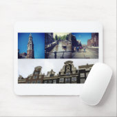 Foto Collage Amsterdam 2 Mousepad (Mit Mouse)