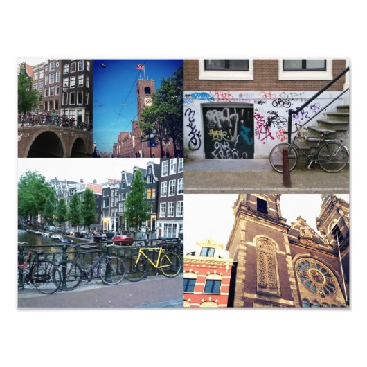 Foto Collage Amsterdam 4 (Vorne)