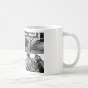 Foto Collage Amsterdam 4 in Schwarzweiß Kaffeetasse