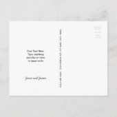 Foto Collage Ankündigungspostkarte (Rückseite)