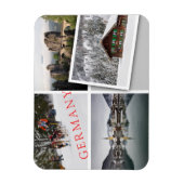 Foto-Collage aus Deutschland Magnet (Vertikal)