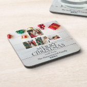 Foto-Collage aus Holz Getränkeuntersetzer (Linke Seite)