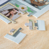 Foto Collage Beach Bookcase für Familien Personali Puzzle (Seite)