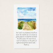 Foto Collage Beach Gebet Card (Rückseite)