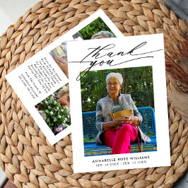 Foto Collage Beerdigung Dankeschön Karte