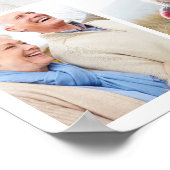 Foto Collage Begrüßung Begrüßungszeichen Poster (Ecke)