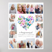 Foto Collage Begrüßung Begrüßungszeichen Poster (Vorne)