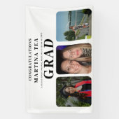 Foto Collage Begrüßungsbanner für Abschluss Banner (Vertikal)