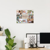 Foto-Collage Believe Be Happy Multi Bild Poster (Heimbüro)