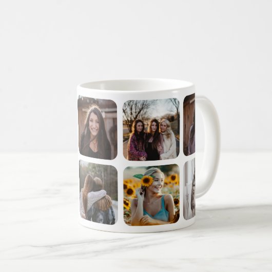 Foto Collage Bester Freund Kaffeetasse (VorderseiteRechts)