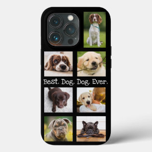 Foto Collage Bester Hund Vater Schwarz-weiß Case-Mate iPhone Hülle