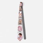 Foto Collage Bester Vater je Vatertag Neck Tie