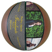 Foto Collage Black Leather Abschluss Basketball (Vertikal)