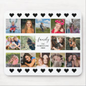 Foto Collage Black Mouse Pad Mousepad (Vorne)