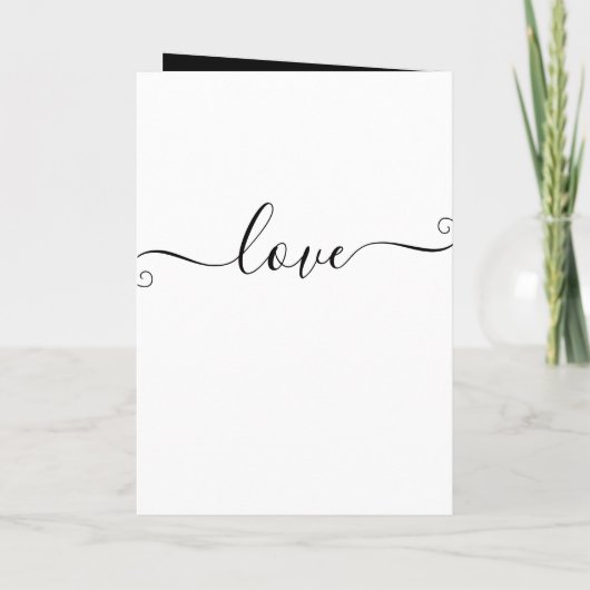 Foto Collage Black Wedding Program Programm (Rückseite)