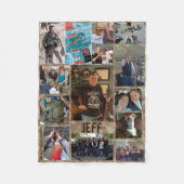 Foto Collage Blanket Fleecedecke (Vorderseite)