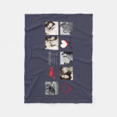 Foto Collage Blanket - Liebe/Hochzeit/Jahrestag Fleecedecke (Vorderseite)