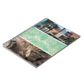 Foto Collage, Border, Name Notizblock (Linke Seite)